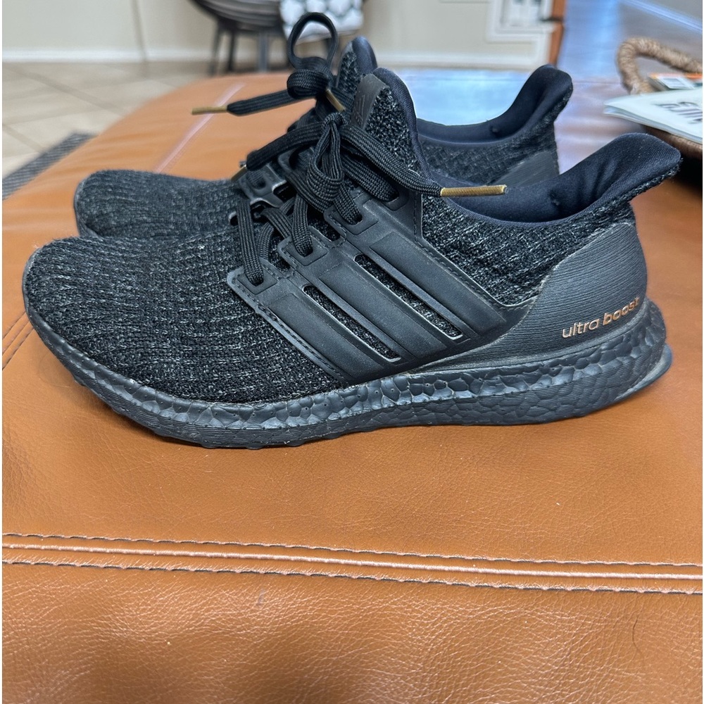 Adidas Ultra Boost Gold Black size 6.5